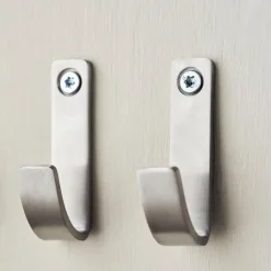 3 Ganchos Thapsus, acero pulido