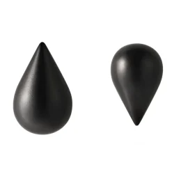 2 perchas Dropit, grandes, negro