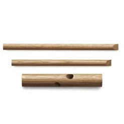 2 percheros Sticks, set de 2, natural
