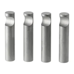 4 Piezas de repuesto fijaciones de estantería para revistero madera String, Plata