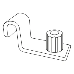 4 Soportes metálicos String, Metal