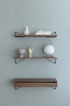 2 Soportes para balda Pythagoras, negro