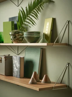 2 Soportes para balda Pythagoras, cromo