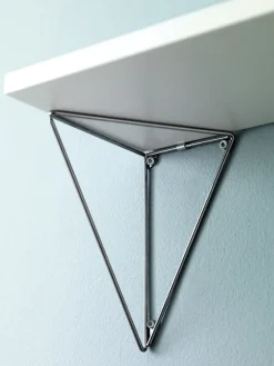 2 Soportes para balda Pythagoras, cromo