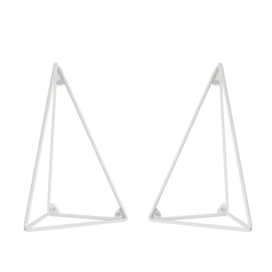 2 Soportes para balda Pythagoras, blanco