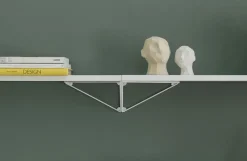 2 Soportes para balda Pythagoras, blanco