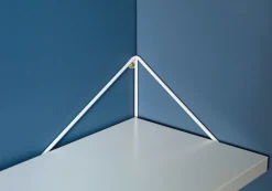 2 Soportes para balda Pythagoras, blanco