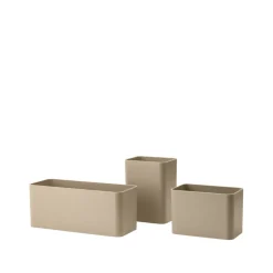 3 String Organizers, Beige