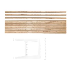 Accesorio banco Nostalgi 100 cm, Fresno-blanco