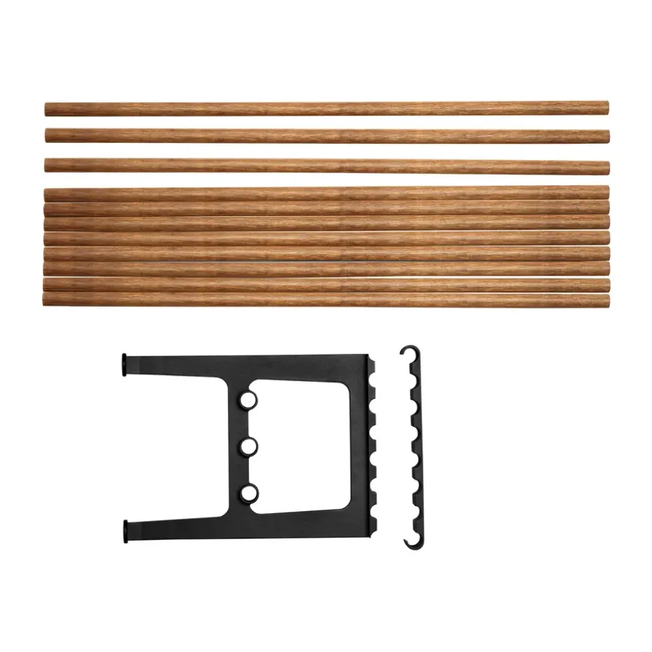 Accesorio banco Nostalgi 100 cm, Bambú-negro