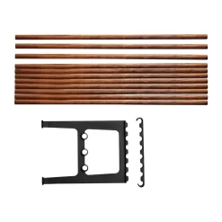 Accesorio banco Nostalgi 100 cm, Nogal-negro