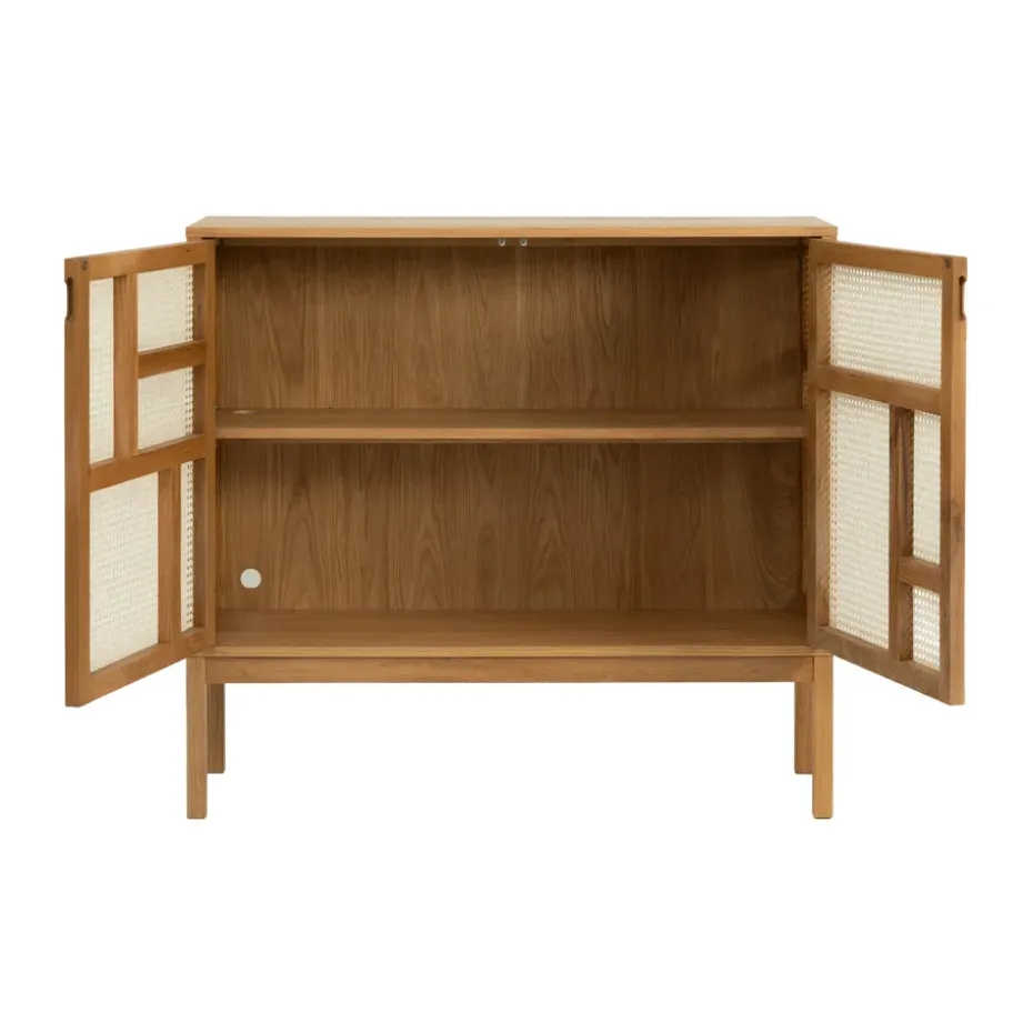 Aparador Air, Roble, 120x110 cm, con patas