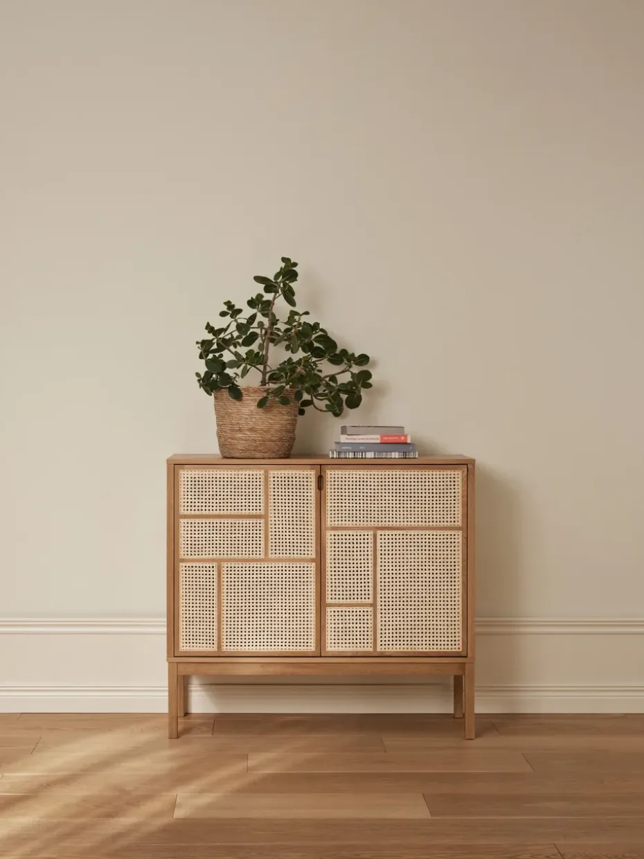 Aparador Air, Roble, 120x110 cm, con patas