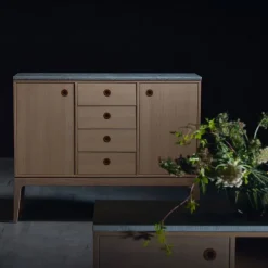 Aparador Höllviken, Roble blanqueado