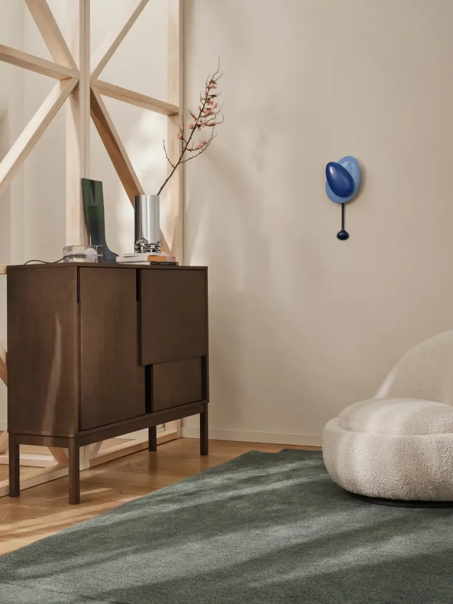 Aparador Layer, Roble oscuro, 120x110, con patas