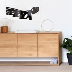 Aparador Nordic, Roble encerado 2 puertas