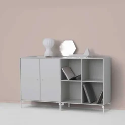 Aparador Pair, Flint 148, patas de cromo