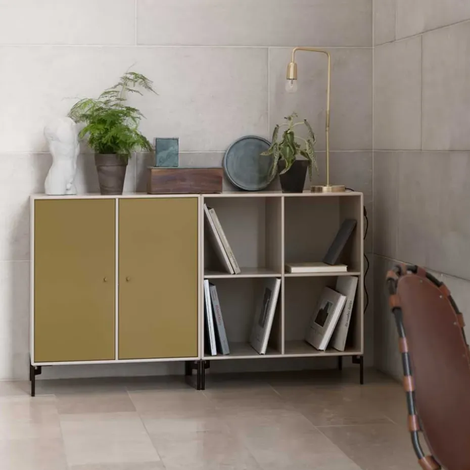 Aparador Pair, Nordic 09, patas lacadas en blanco