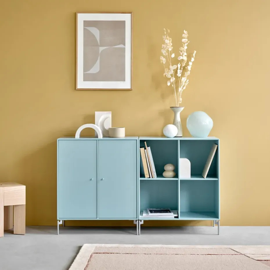 Aparador Pair, Nordic 09, patas lacadas en blanco