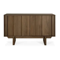 Aparador Pillar, Wild brown teak, 119 cm