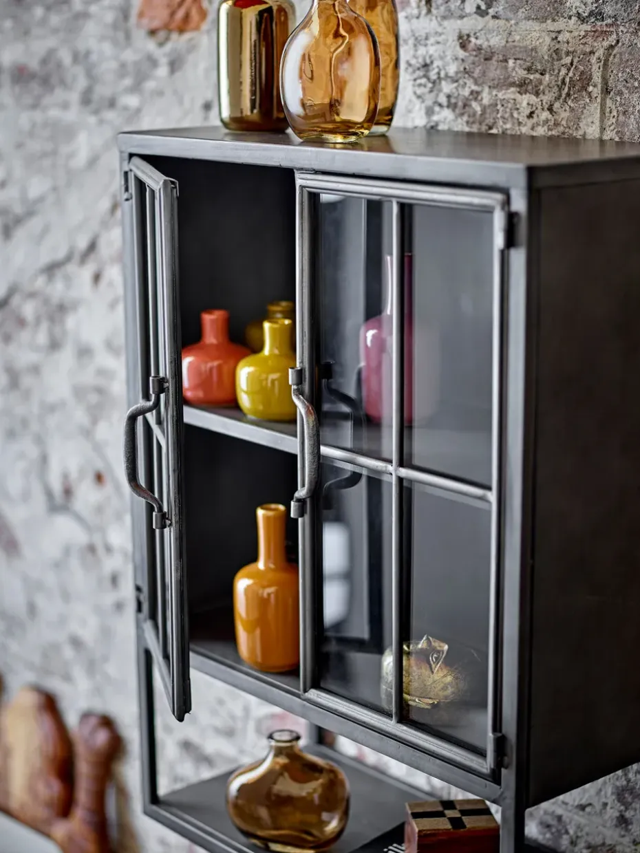 Aparador Sindre 46x21,5x61 cm, Negro, metal