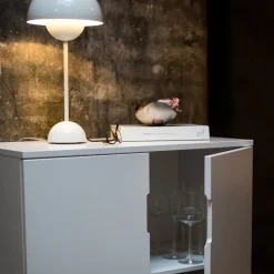 Armario Aoko 120 cm, Lacado blanco