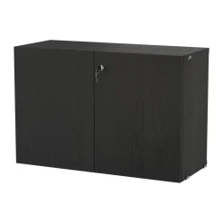 Armario con cerradura String, Fresno teñido de negro