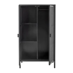 Armario Marikka 85x40x150 cm, Black