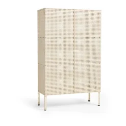 Armario Perforated Cabinet large, Eggshell
