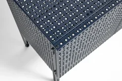 Armario Perforated Cabinet small, Steel blue