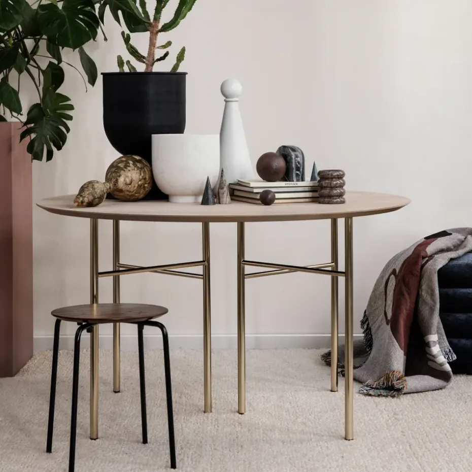 Asiento puf Puff Round, Tela faded velvet 3 forest