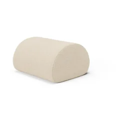 Asiento puf Rouli pouf pure bouclé, Off-white