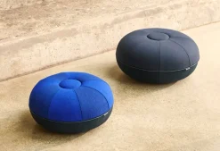 Asiento puff Pouf grande, Indigo