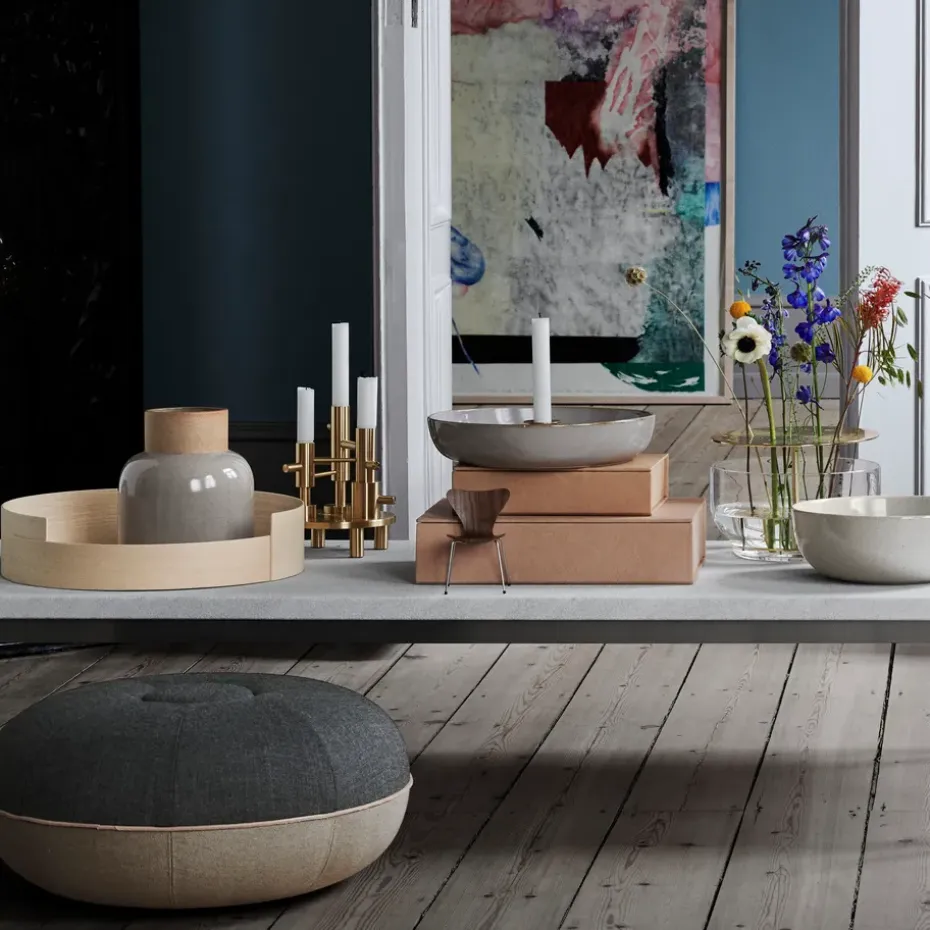 Asiento puff Pouf pequeño, Slate