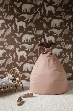 Asiento saco Pear bean bag, Dusty Rose