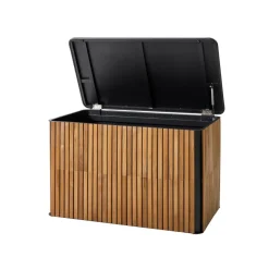 Baúl exterior Combine, Teak, lava grey, pequeño
