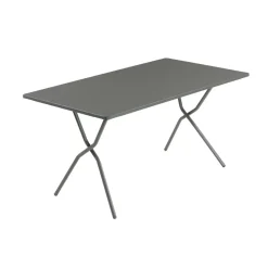 Balcony II mesa, Titanio, 140x70 cm