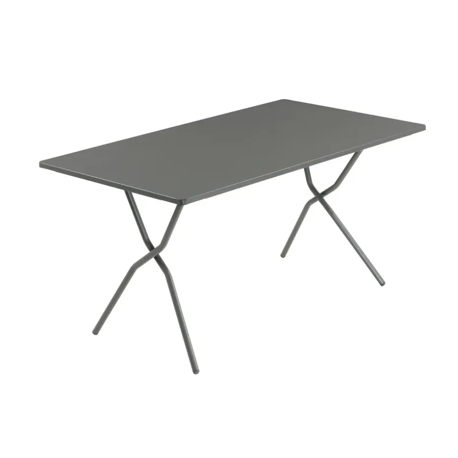 Balcony II mesa, Titanio, 140x70 cm