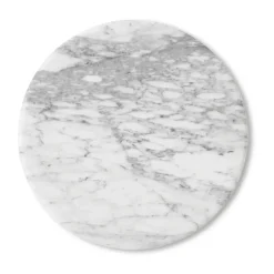 Balda superior Wire Stool VP11 Ø38 cm, Bianco Carrara mármol