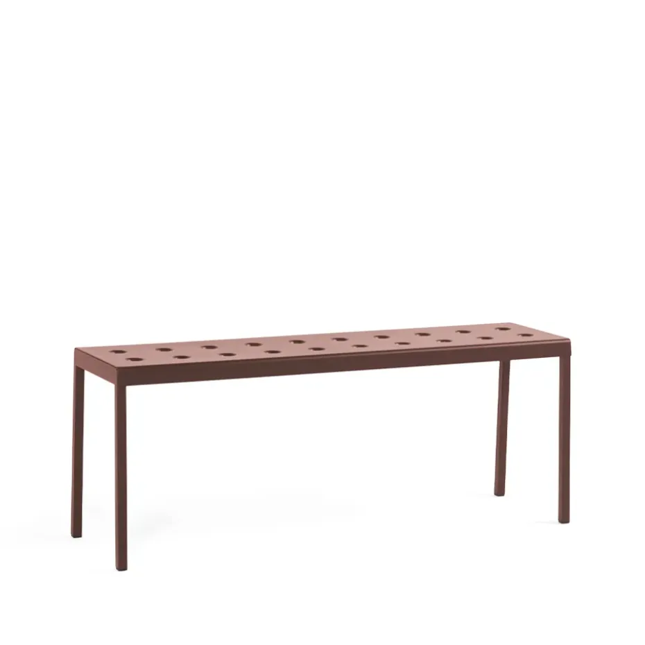 Banco Balcony, iron red, 119,5 cm