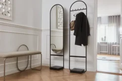 Banco bouclé Angui, Taupe