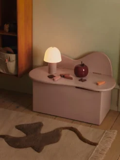 Banco con almacenaje Slope 75x38x51 cm, Rose