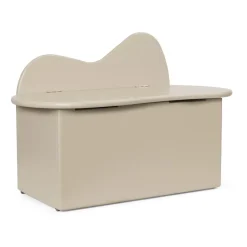 Banco con almacenaje Slope 75x38x51 cm, Cashmere