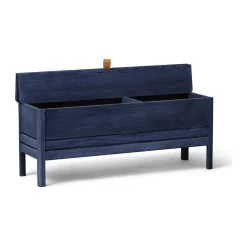 Banco con almacenamiento A Line 111 cm, Indigo Blue Special Edition