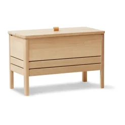 Banco con almacenamiento A Line 68 cm, Roble aceitado blanco