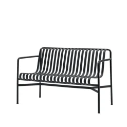 Banco con reposabrazos Palissade Dining, Anthracite