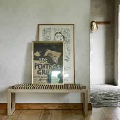 Banco Cutter 121 cm, Roble