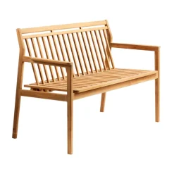 Banco de 2 plazas M12 Sammen, Teak-nature oiled