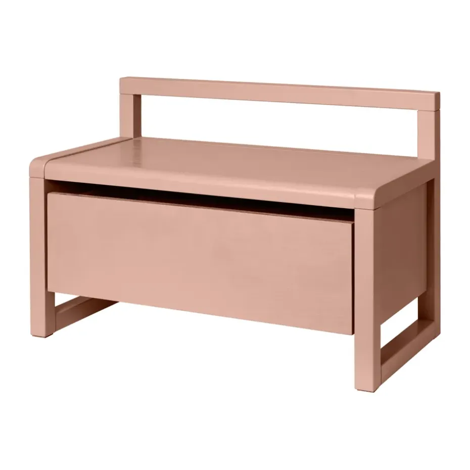 Banco de almacenamiento Little architect, Rose, 60×30×41,2 cm