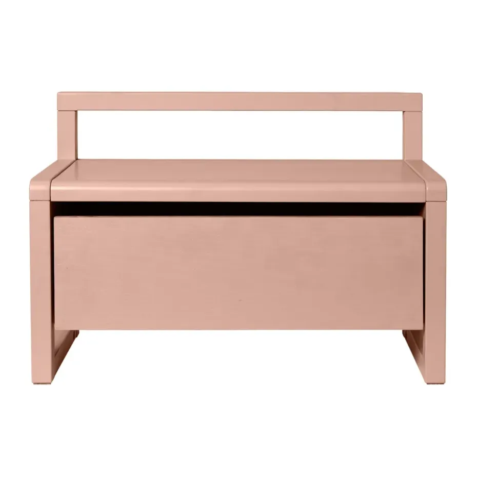 Banco de almacenamiento Little architect, Rose, 60×30×41,2 cm